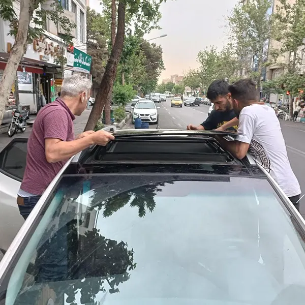 قیمت شیشه سانروف توسان ix35