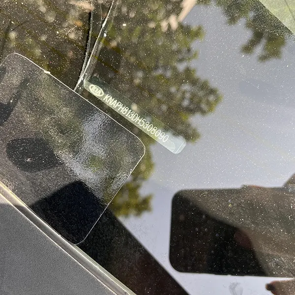 وین نامبر شیشه جلو سورنتو